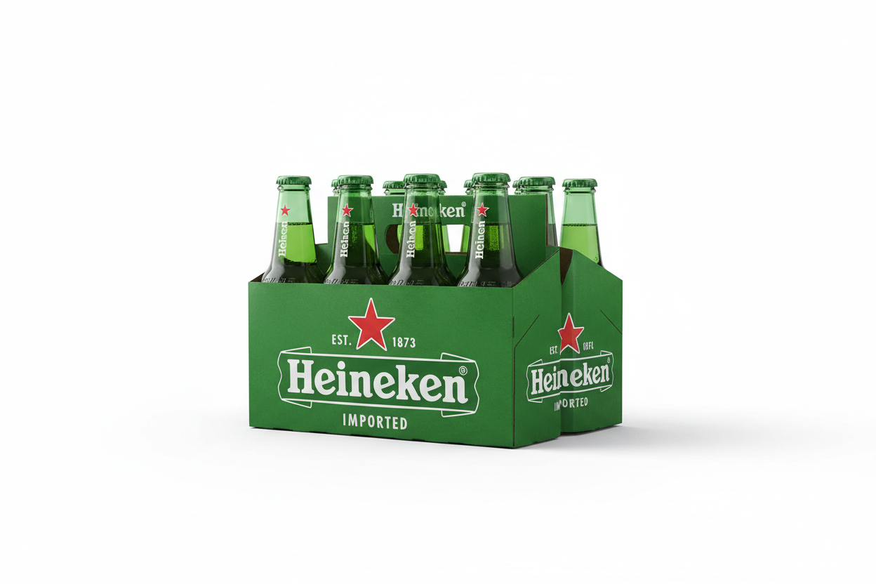 Heineken – Confezione 24 Bottiglie di Vetro (330 ml ciascuna)