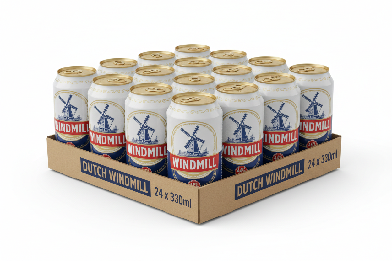 Birra Dutch Windmill – Confezione 24 Lattine (33 cl)